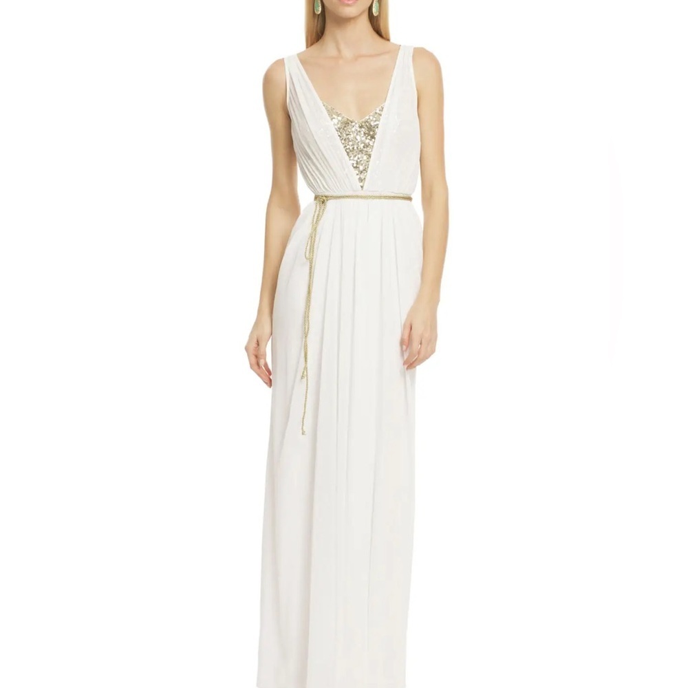 Badgley Mischka Mark & James Rhodes Harbor gown size 2